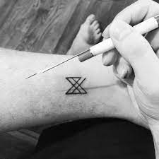 Log In Stick Poke Tattoo Lil Peep Tattoos Tattoos