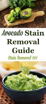 Avocado Stain Removal Guide