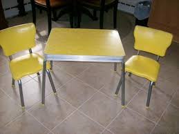 Vintage Rare Deco 1950 S Child S Formica Top Table Toy Kitchen Set Top Kitchen Table Kitchen Sets