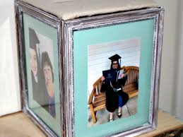 How to make a quick and easy graduation money holder box easy to make graduation cap mortar board gift box. Easy Diy Graduation Photo Frame Card Box