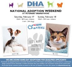 At petsmart, we love pets, and we believe pets make us better people. Petsmart National Adoption Weekend Delaware Humane Association