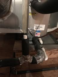This approach will clean out the drain line from the drain pan to the end of the drain outside your home. A C Condensate Drain Cleanout And Plumbing Question Doityourself Com Community Forums