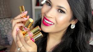 Leafacademy Lipstick Swatches Ysl Lip Rouge Volupte Shine YSL Rouge Volupte  Silky Sensual Lipstick Swatches Video Miss Liz Heart