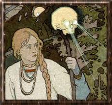 Vasilisa The Beautiful And Baba Yaga Illustrated By Ivan Bilibin Ivan Bilibin Biography Ivan Bilibin Illustration Fairytale Illustration