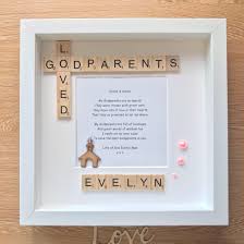 50 gifts for a christening ranked in order of popularity and relevancy. Godparents Scrabble Box Frame Gift For Godparents Godmother Godfather Christening Gift Godparents Poem God Godparent Gifts Christening Gifts God Parents