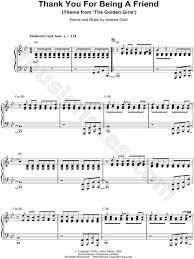 Bible studies for teenage girls these three bible studies are perfect for teenage girls and women who want to learn about what the bible says about being a proverbs 31 woman (far above rubies), being modest, and living a life of purity. Thank You For Being A Friend From The Golden Girls Sheet Music Piano Solo In Bb Major Download Print Sku Mn0084928
