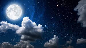 Wallpaper night, black, moon, stars, starry sky dark at night. Light Moon Stars Night Sky Cloud Wallpapers Hd Desktop And Mobile Backgrounds