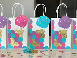Mermaid Birthday Party Goodie Bags Mermaid Birthday Party Favor Bags Set Of 10 Goodie Goody Source By Queenkora Artic In 2020 Mermaid Party Decorations Birthday Party Souvenirs Sea Birthday Party