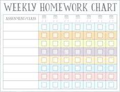 16 Best Homework Chart Images Chores For Kids Chore Chart