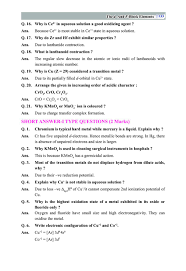 Ncert books are issued by cbse consistently specifying the educational. Class 12 Chemistry Notes For D And F Block Elements