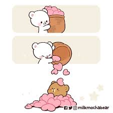 We hope you enjoy our growing collection of hd images to use as a background or home screen for please contact us if you want to publish a milk and mocha bears wallpaper on our site. Milk Mocha On Twitter Cute Doodles Cute Bear Drawings Cute Cartoon Images