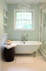 Bring Color To An All White Bathroom With A Hint Of Sea Salt Sw 6204 Beach Theme Bathroom Master Bath Renovation Bathroom Paint Colors
