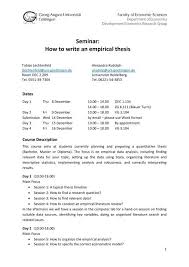 This handout explains how to write with statistics including quick tips, writing descriptive statistics, writing inferential statistics, and using visuals with statistics. Seminar How To Write An Empirical Thesis