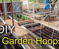 Make sure that the hoop supports have equal distance to the bed. Making Garden Bed Hoops 7 Steps With Pictures Instructables