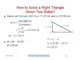 In the left triangle, the measure of the hypotenuse is missing. Mac 1114 Module 2 Acute Angles And Right