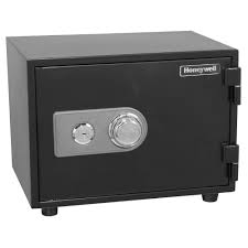 Honeywell 0 58 Cu Ft Fire Resistant Safe With Dual Combination And Key Lock Security 2103 The Home Depot Security Safe Fire Safe Honeywell Security