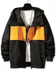 Black And White Checkered Fluffy Jacket Letter Printed Color Spliced Hooded Jacket Black White Hooded Jacket Mens Winter Coat Mens Fashion Cat