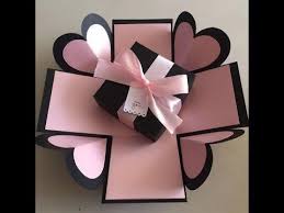 I'm sure you gonna love this creative gift idea. Diy Explosion Box How To Make Explosion Box Or Paper Gift Easy Way Youtube Diy Exploding Box Paper Gifts How To Make Explosion Box