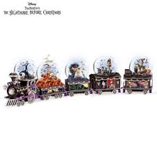 Christmas may be the merriest season, but for some of us, halloween is truly what makes autumn special. Handcrafted Disney Tim Burtons The Nightmare Before Christmas Glitter Globe Train Collection