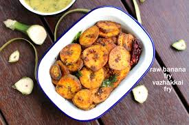 They are oh so delicious! Raw Banana Fry Recipe Vazhakkai Fry Balekai Fry Aratikaya Fry