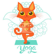 Large collections of hd transparent yoga clipart png images for free download. Cartoon Lustige Katze Icons Doing Yoga Position Yoga Katze Haltung Fototapete Fototapeten Buddy Asana Haltung Myloview De