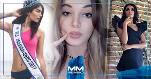 Ya casi tenemos a todas nuestras representantes: Paula Bernal Miss  Aguascalientes 2017 Karen Aguilar Miss Baja California 2017 Valeria Verdugo  Miss Baja California Sur 2017 Karla Campbell Miss Coahuila 2017 Lizbeth  Rodríguez