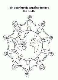 Together To Save The Earth Earth Day Coloring Page For Kids Coloring Pages Printables Free Wuppsy Earth Day Coloring Pages Earth Coloring Pages Save Earth