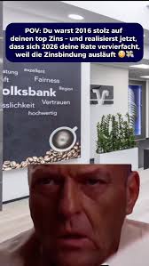 2016 warst du stolz auf deinen 1 %-Zins., 2026 merkst du: Die neue Rate  kostet dich das Vierfache. 😳💸, Wer jetzt nichts unternimmt, zahlt drauf.,  #zinsanstieg #immobilien #anschlussfinanzierung ...