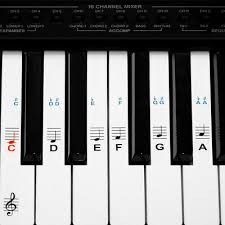 Durchsichtige ablösbare keysies aufkleber für die klavier und. Klavier Keyboard Noten Aufkleber Deutsches Layout 49 61 76 88 Tasten Instrumente Ebay