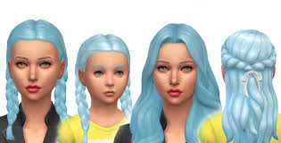 Sims 4 — little red riding hood hair child by dissia — cute short hairstyle. Mod The Sims Baby Blue Pastel Blue Non Default Hair Colour
