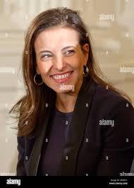 Dina Powell, deputy national security adviser for strategy, prior to United  States President Donald J. Trump arriving to present the Medal of Honor US  Army Captain Gary M. Rose during a ceremony