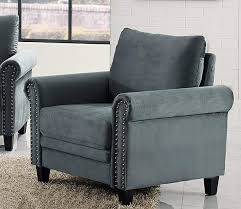 Lifestyle solutions taryn loveseat, black. Lifestyle Solutions Arlington Chair Charcoal Grey Home Garden Living Room Furniture Gut Wasserwaid De