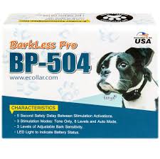 Ecollar Bp504 No Bark Dog Collar Rechargeable Humane Safe Waterproof Automatic Learning System Tone Only 8 Bark Collars For Dogs Anti Bark Collar Stimulation