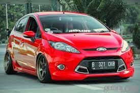Stanced Red Ford Fiesta By Ericko Pandu Ford Fiesta Ford Fiesta St Ford