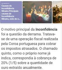 De la wikipedia, enciclopedia liberă. Cite As Causas Da Inconfidencia Mineira Brainly Com Br