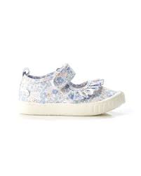 Play Classic Mj Frill Blue Floral Walnut Melbourne Studded Boots Classic Mary Janes No Frills