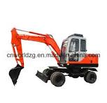 7 Ton Tire Type Wheel Excavator with Dozer
