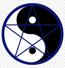 Earth, air, fire, water and spirit. Ying Yang Pentagram By Bobfleadip Star With Circle Around Free Transparent Png Clipart Images Download