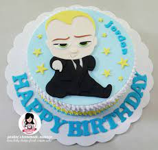 Boss Baby Design Fresh Cream Cake Baby Cake Design Cake Fresh Cream