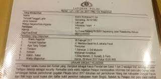 Jika anda berencana untuk melaporkan seseorang atau ingin mengadukan seseorang terkait suatu perkara yang telah merugikan anda kepada aparat kepolisian, anda bisa melakukannya dengan membuat surat pengaduan. Beredar Surat Laporan Pencurian Berkas Gugatan Dogiyai Mk Sedang Berbohong