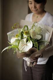 アンスリュームの花束 花束 夏のフラワーアレンジメント 花束 画像