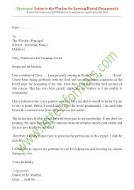 Maybe you would like to learn more about one of these? Formal Letter To Principal Or Warden For Vacating Leaving Hostel