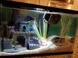 Amazon Com Miniature Fairy Garden And Aquarium Decorations Resin Sleeping Little Mermaid Statue Blue Pe Fish Tank Themes Aquarium Decorations Betta Fish Tank