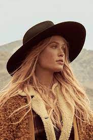 Hollywood Wide Brim Felt Women Hats Fashion Wide Brim Felt Hat Wide Brimmed