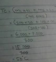 Soal dan jawaban fisika materi suhu dan kalor pembahasan. Air Bermassa 200 Gram Dan Bersuhu 30