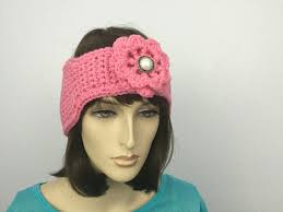 Women Crochet Winter Headband With Removeable Crochet Flower Women Ear  Wormer Women Knit Headband Girl Headbend Great Gift Under 50