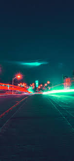See the best aesthetic iphone home screen wallpapers collection. Iphonexpapers Com Iphone X Wallpaper Nq58 Street Light Night City Nature Green