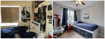 We live in a century home therefore tiny closets. Before Sellers Will Be Overwhelmed By The Posters And Messy Bedroom They Will Also Immediately Think We Are Definitely Going Home Messy Bedroom Home Staging