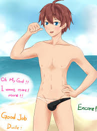 Rule 34 - Beach Blue Eyes Brown Hair Camp Buddy Gay Milkneko12 Nsfw Public  Nudity Seto Shintaro Shintaro seto Aihara Yaoi | 9465389