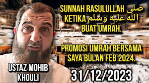 📍 Sunnah Rasulullah صلى الله عليه وسلم ketika buat Umrah.